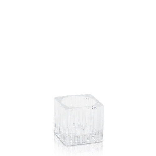 Clear Gio Vintage Tealight Holder, Pack of 6