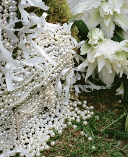 Francesca Hung's Bow-Adorned Whimsical Wedding