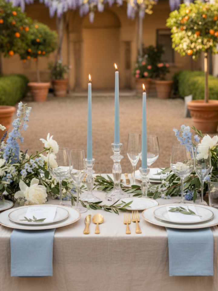 Clear Sophia Glass Candle Holder - Medium