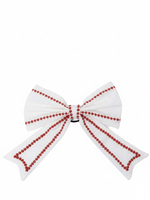 Meringue & Wine Organic Cotton Embroidery Bow Napkin Ring