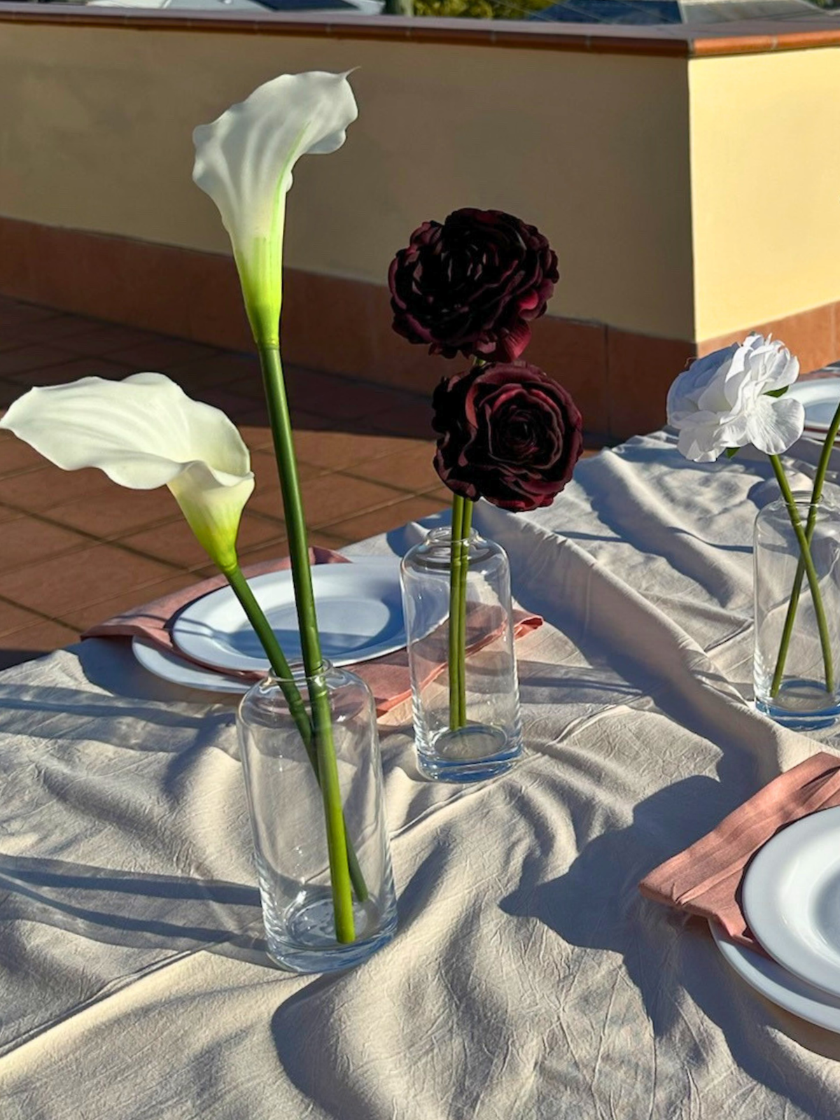 White Calla Lily Bud Vase - Medium