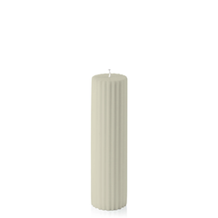 Pale Eucalypt 5cm x 20cm Fluted Pillar