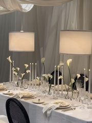 White 31cm LED Taper Candles