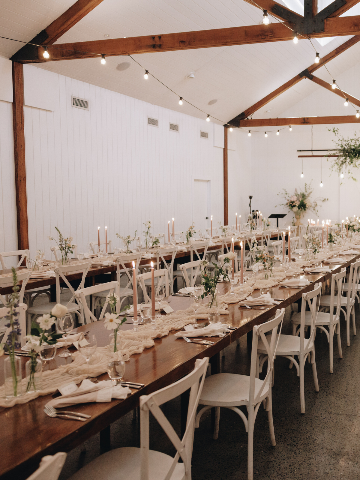 Wheat Cheesecloth Table Runner
