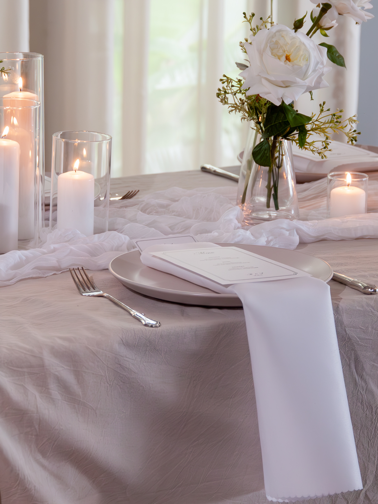 White Polyester Napkin