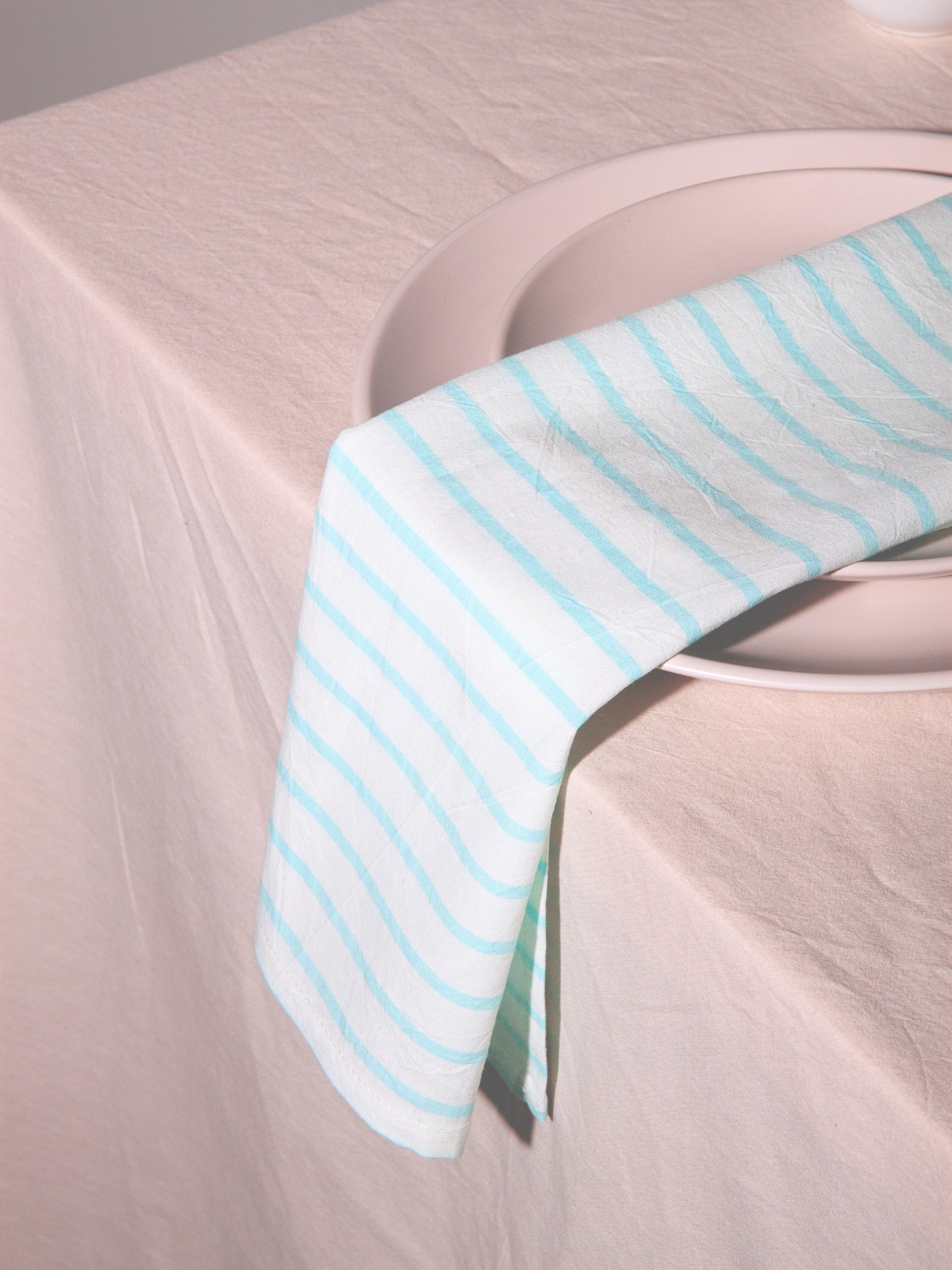Caribbean Striped Organic Cotton Napkin