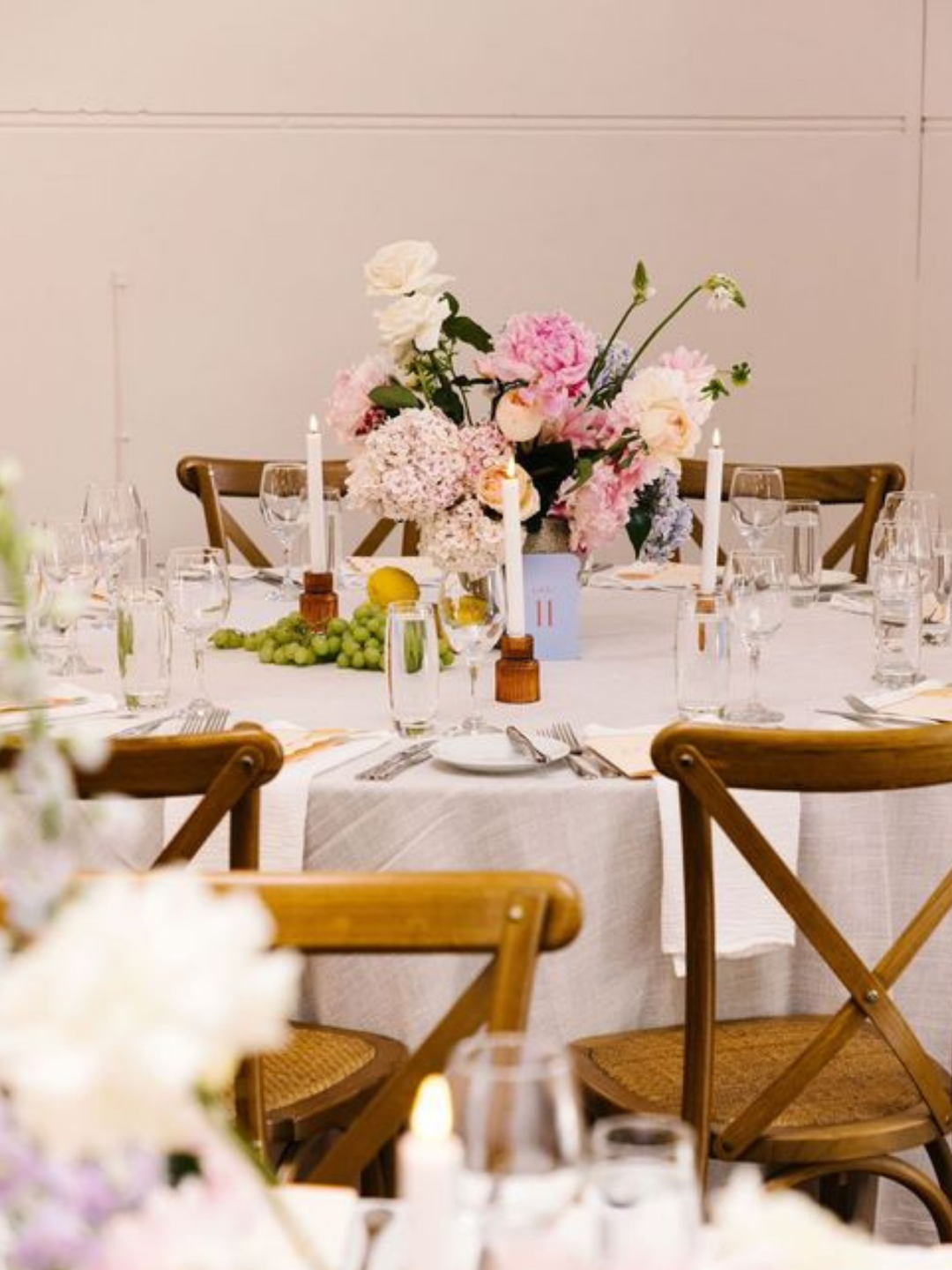 White 24.5cm LED Dinner Candles