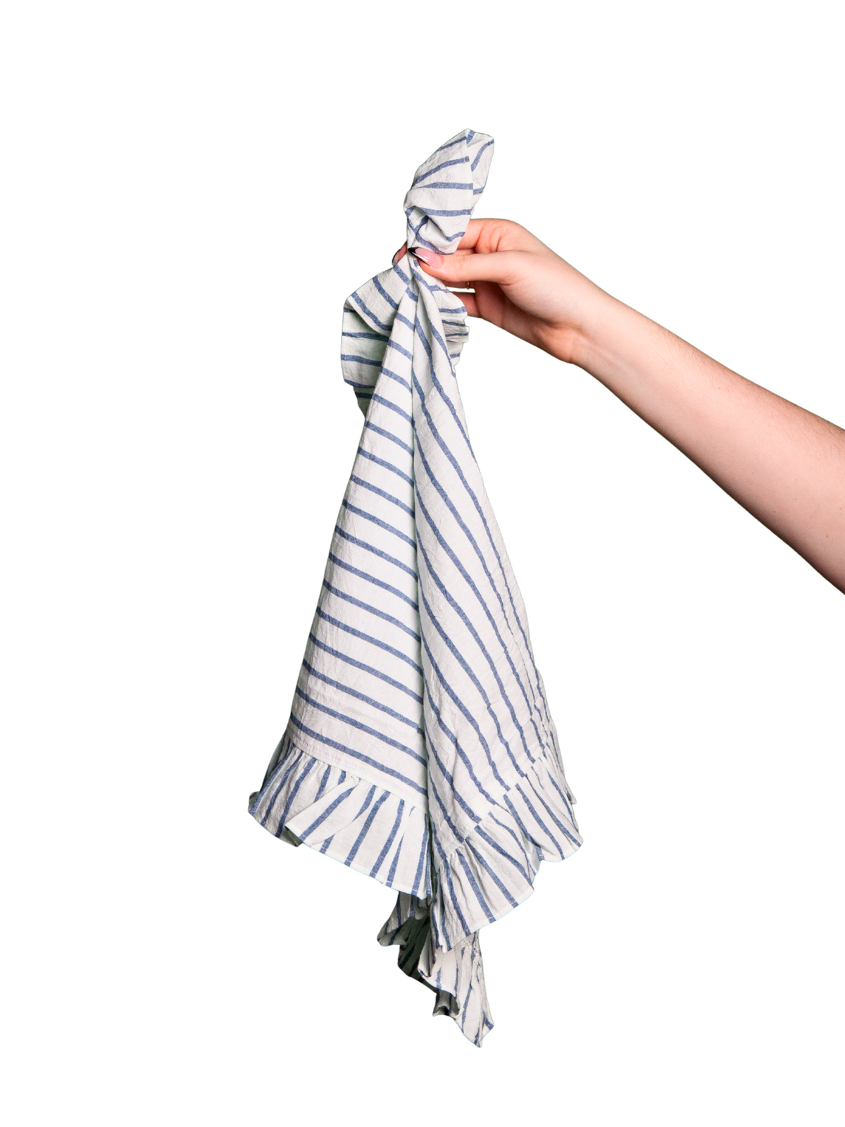 Denim Ruffle Organic Cotton Napkin