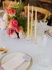 Clear Camilla Vintage Candle Holder