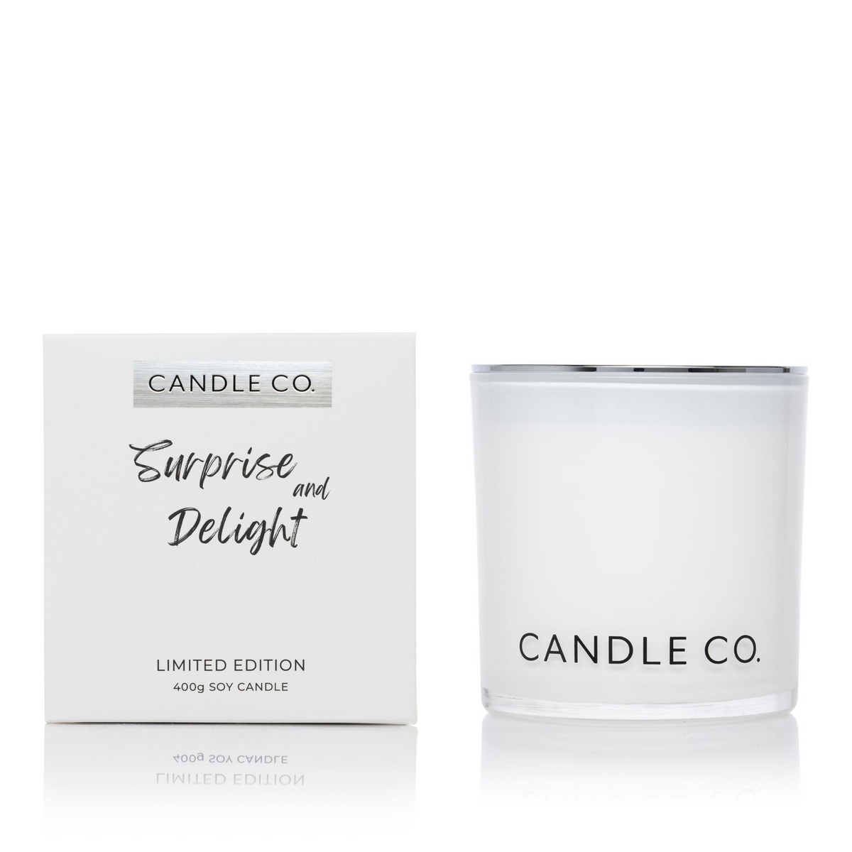 Champagne & Strawberries Surprise and Delight Scented Soy Candle
