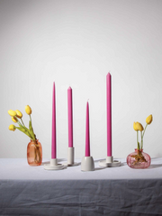 Magenta 40cm Dinner Candles