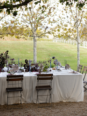 Meringue Rectangle Tablecloth - Large