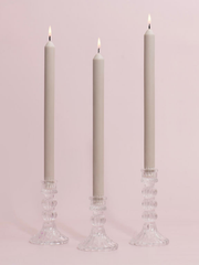 Clear Estelle Glass Candle Holder - Large