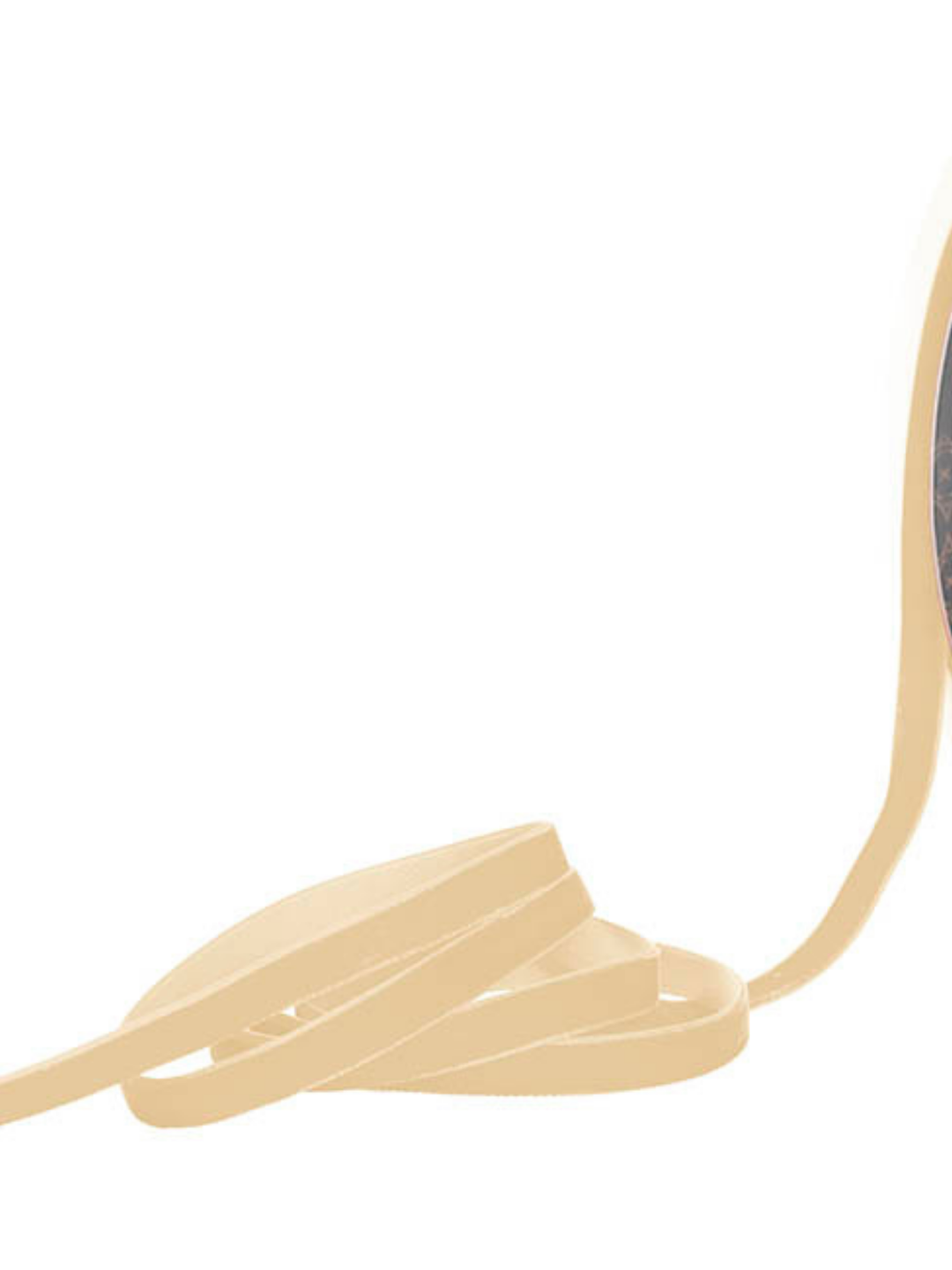 Ribbon Premium Plush Velvet Woven Edge Ivory (10mmx20m) Pack of 1