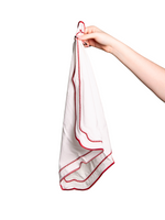 Meringue & Wine Organic Cotton Napkin with Embroidered Dots