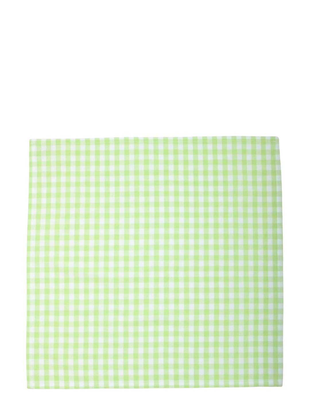 Matcha Gingham Organic Cotton Napkin