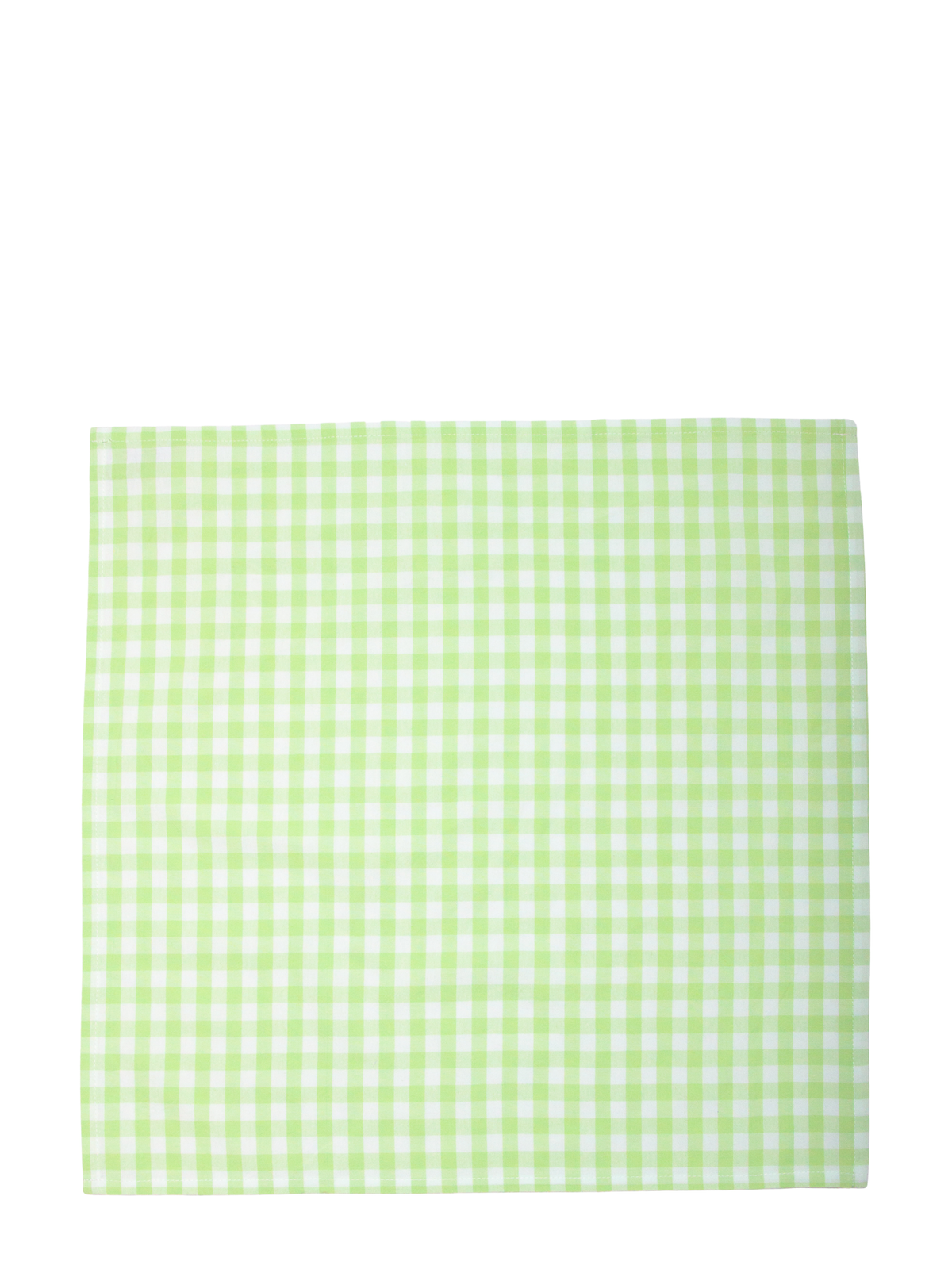 Matcha Gingham Organic Cotton Napkin