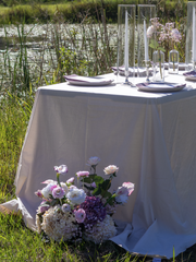 Purple Hydrangea & Pink Calla Lily Cloud - Extra Large