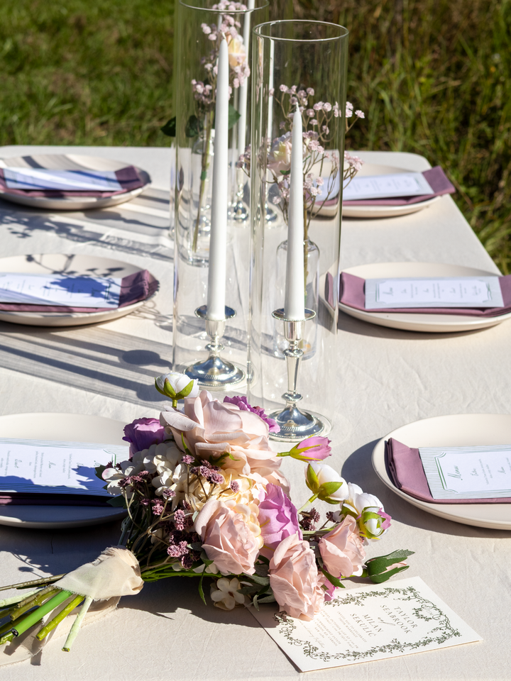 Lilac & Blush Bridesmaid Bouquet