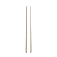 Pale Eucalypt 65cm Taper Candles - Pack of 96