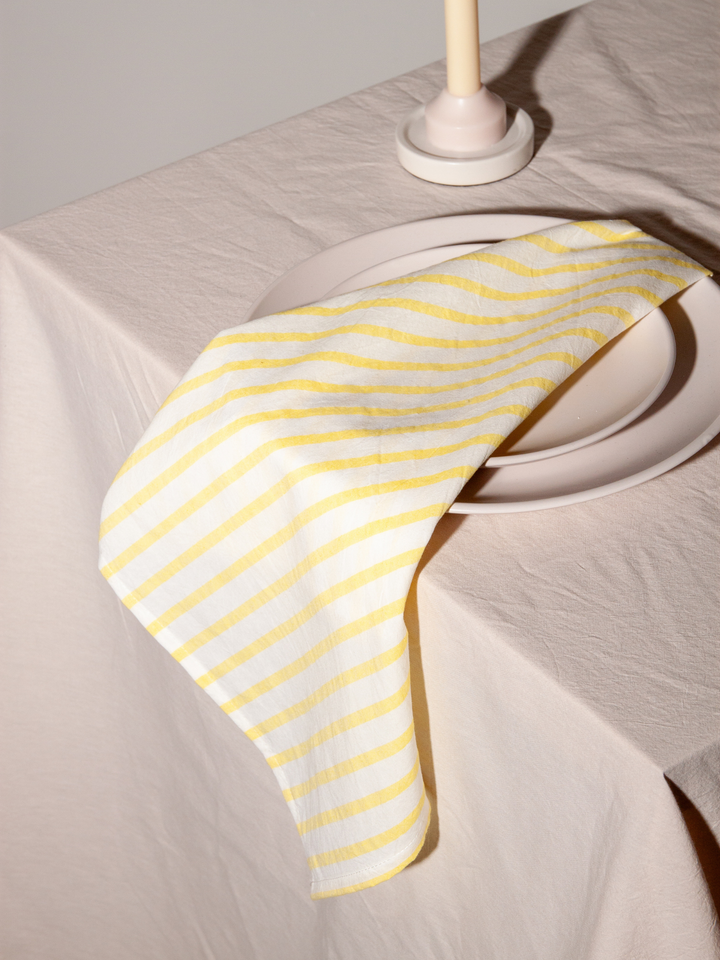 Sunshine Striped Organic Cotton Napkin