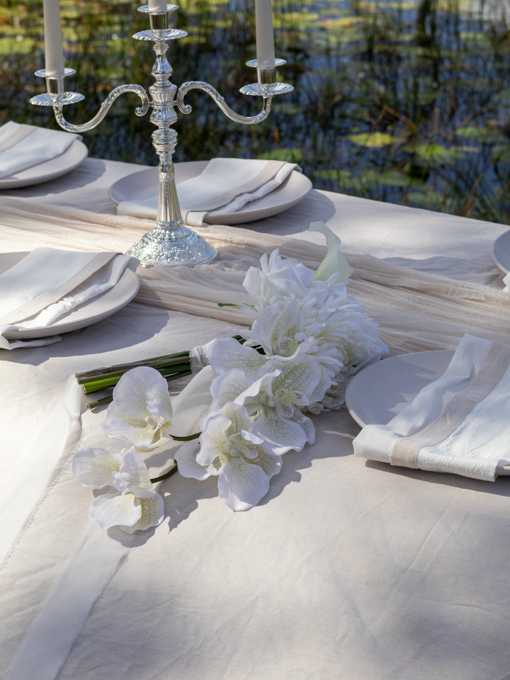 Whimsical White Wedding Bouquet
