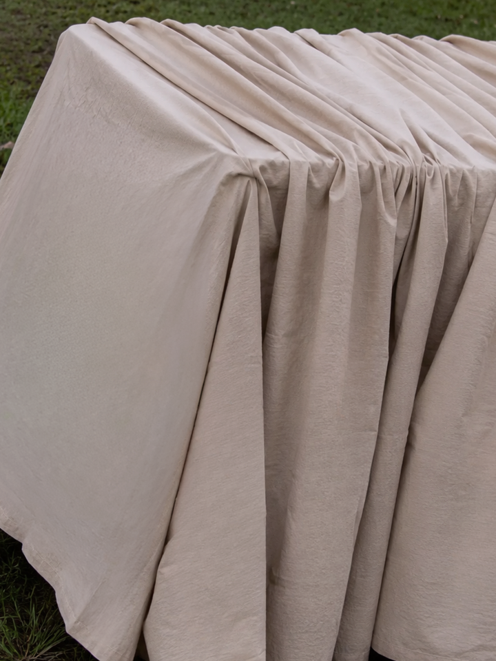 Cappuccino Rectangle Tablecloth -  Medium