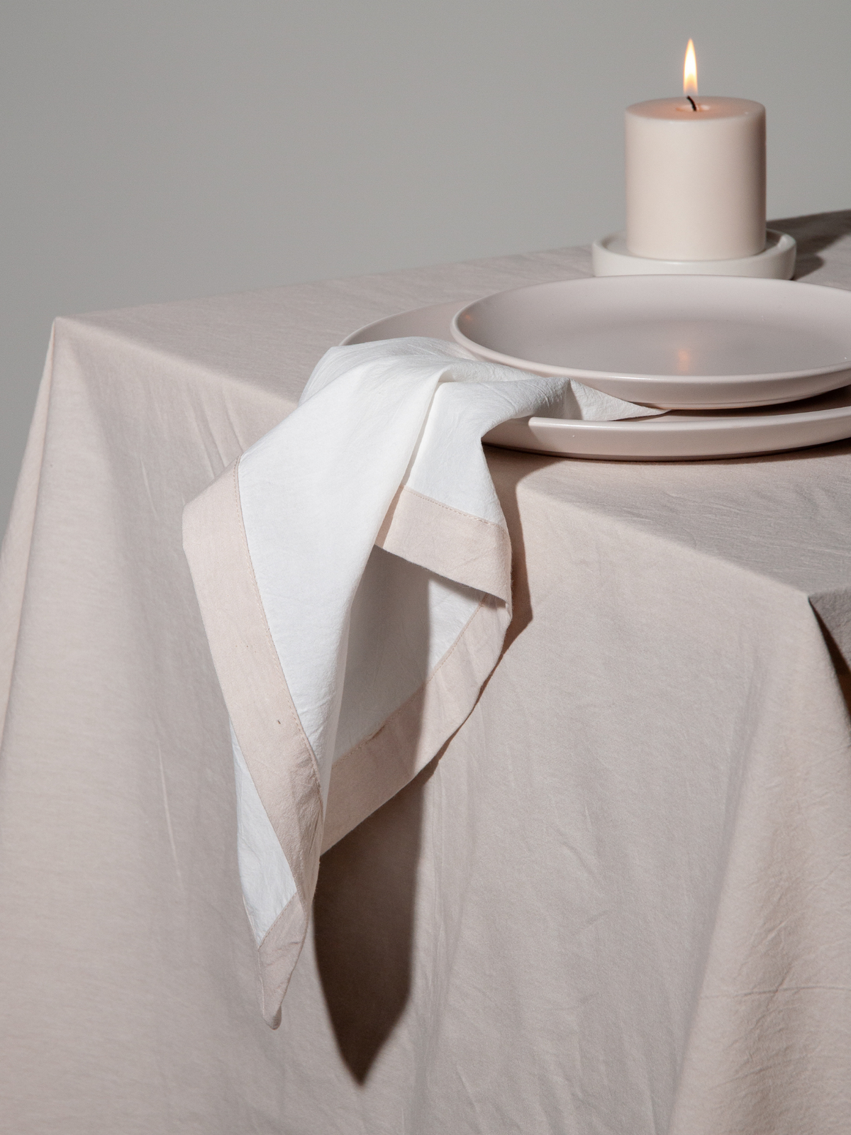 Meringue & Oatmeal Organic Cotton Napkin