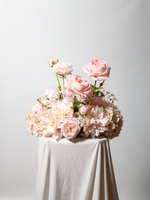 Pink Rose & Peony Cloud - Medium