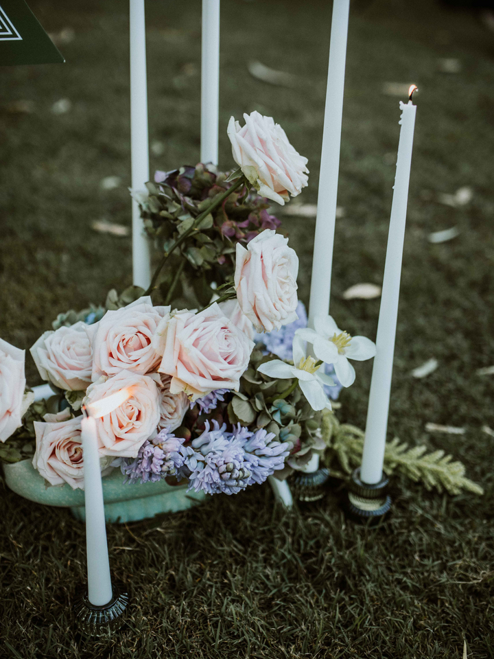 Moss Camilla Vintage Candle Holder