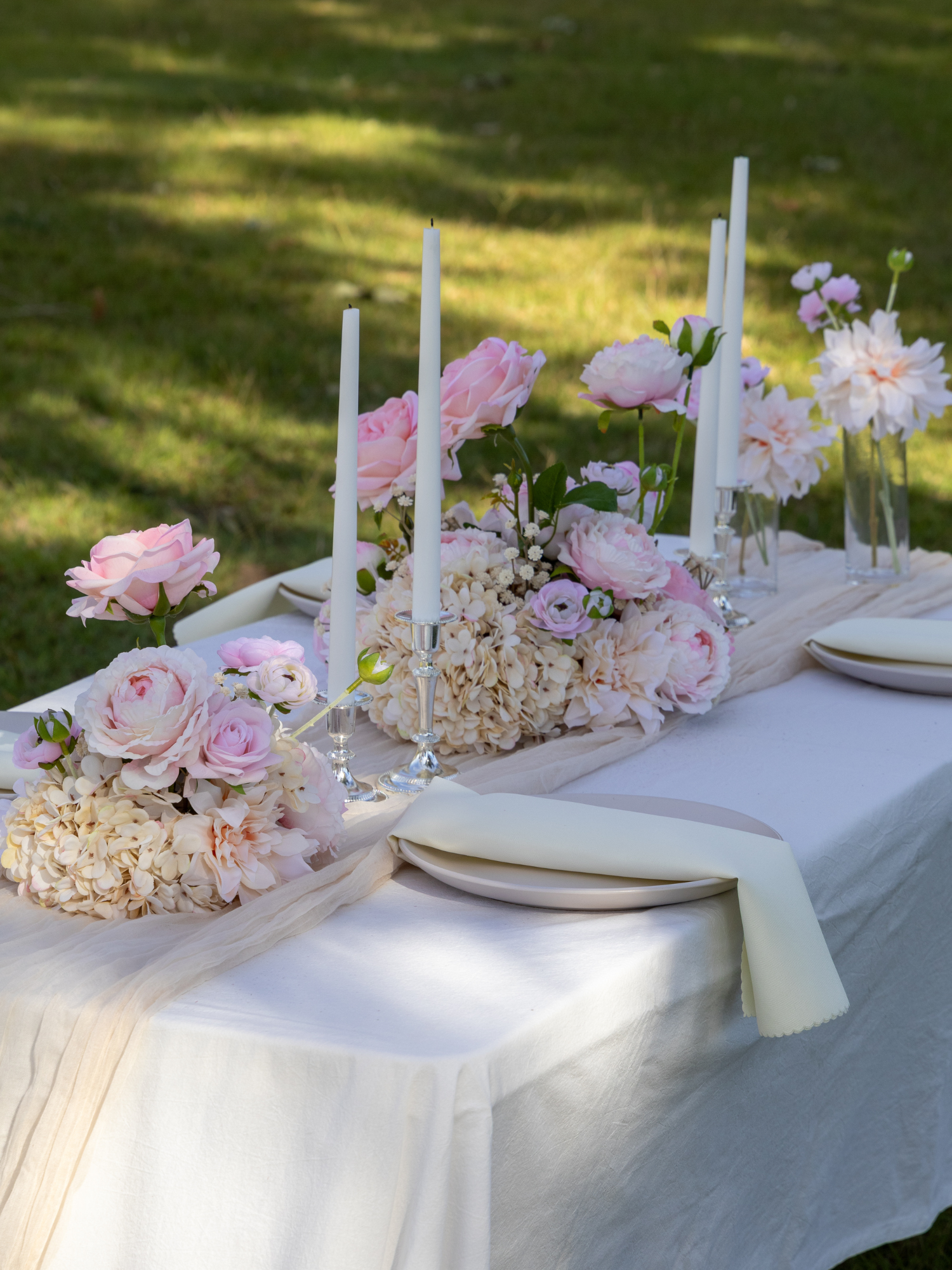 Pink Rose & Peony Cloud - Small