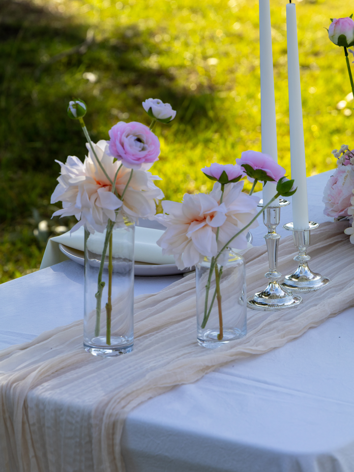 Blush Pink Wedding Bud Vase - Small