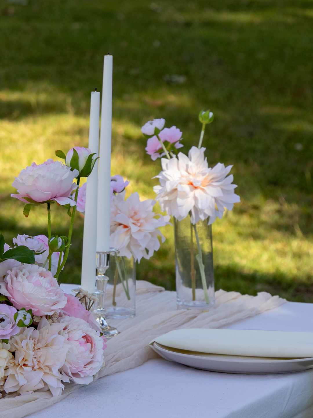 Blush Pink Wedding Bud Vase - Small