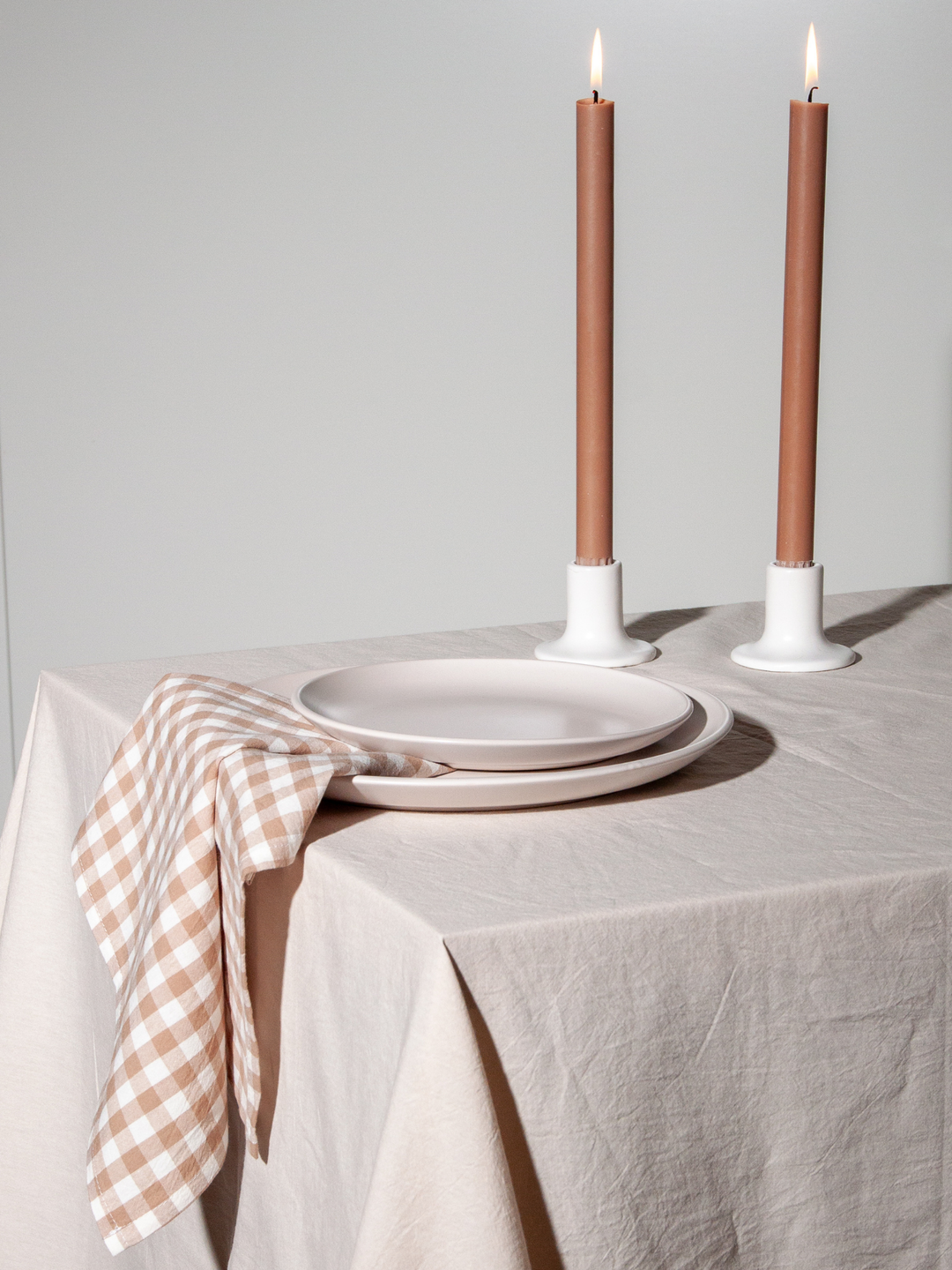 Tiramisu Gingham Organic Cotton Napkin