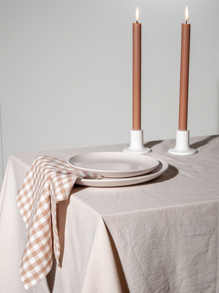 Tiramisu Gingham Organic Cotton Napkin