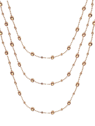 Beaded Garland Champagne (14mmDx270cmL) Pack of 1