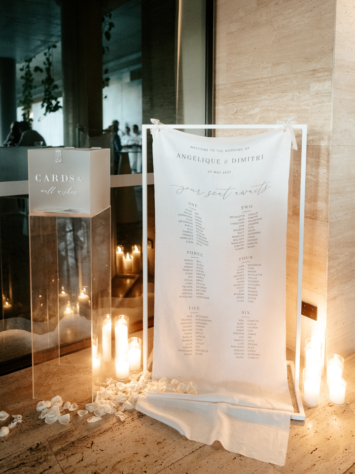 White Event Pillar Candles & Glass Wedding Bundle - Small