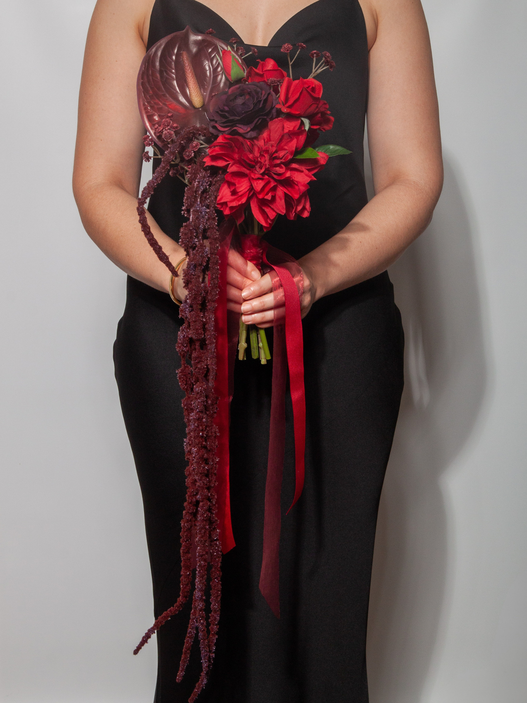 Burgundy Bridesmaid Bouquet