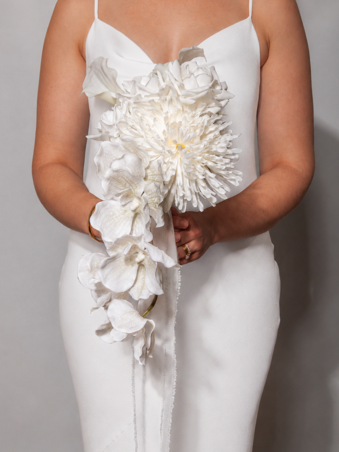 Whimsical White Wedding Bouquet