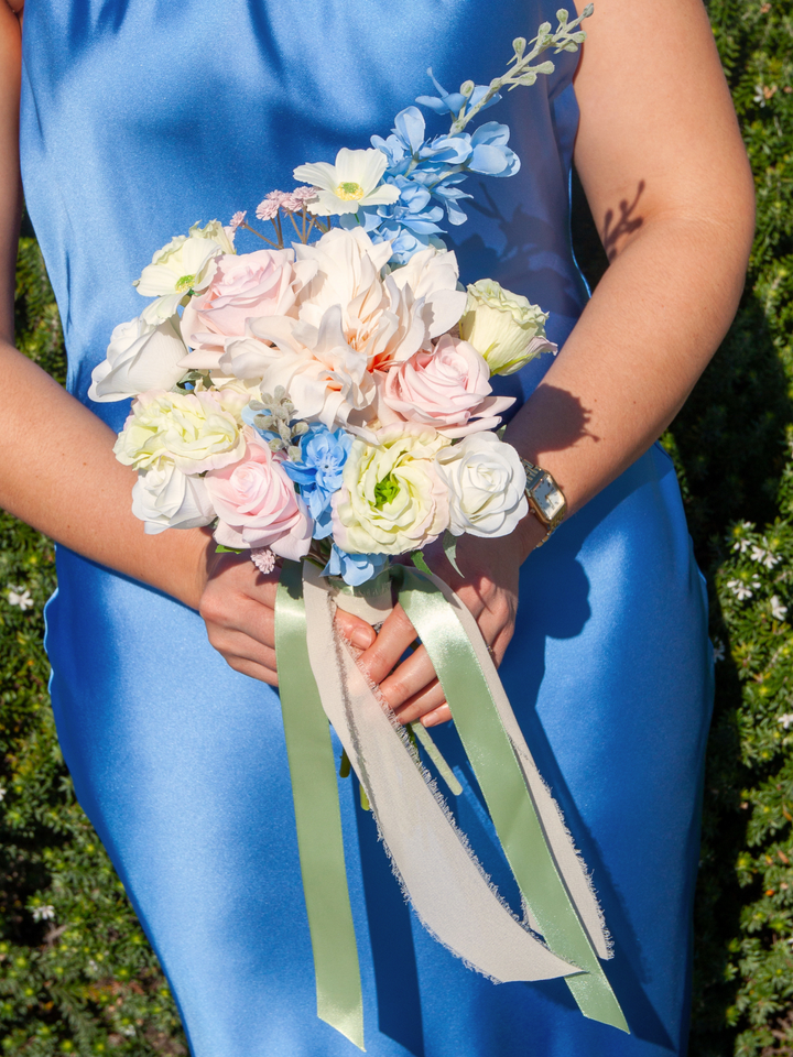 Spring Pastel Wedding Bridesmaid Bouquet