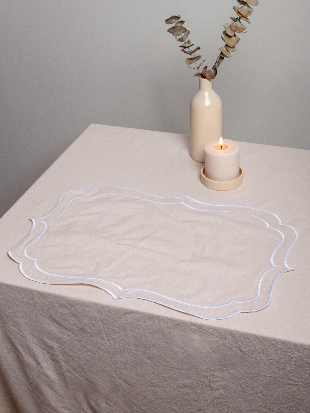 Oatmeal & Meringue Organic Cotton Placemat