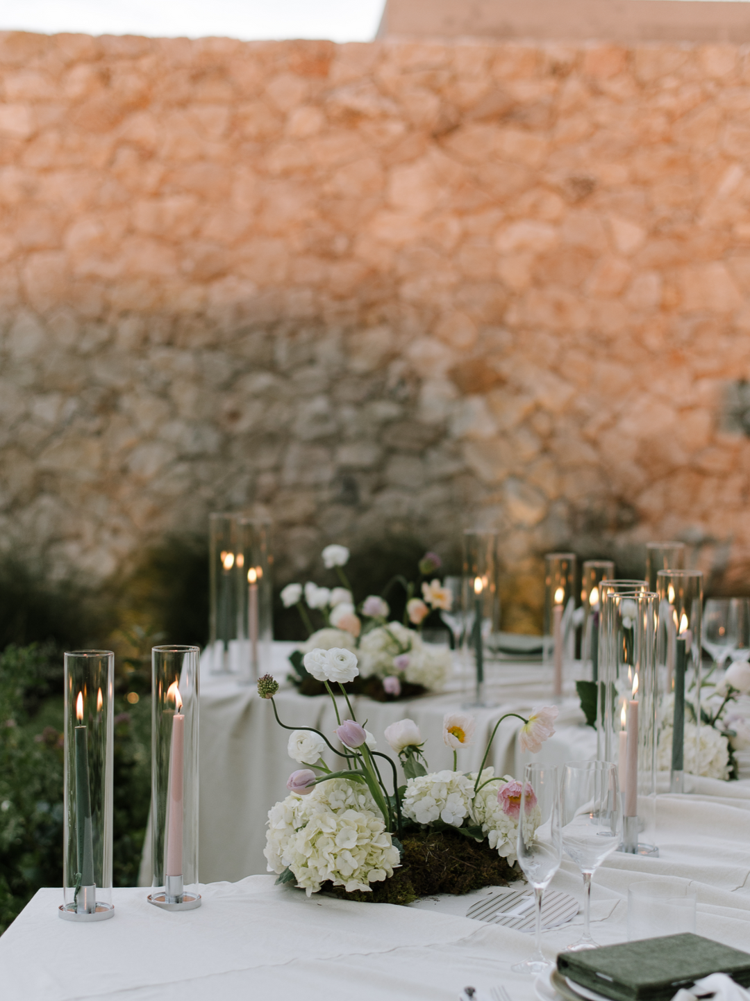 Silver Maya Metal Candle Holder - Small