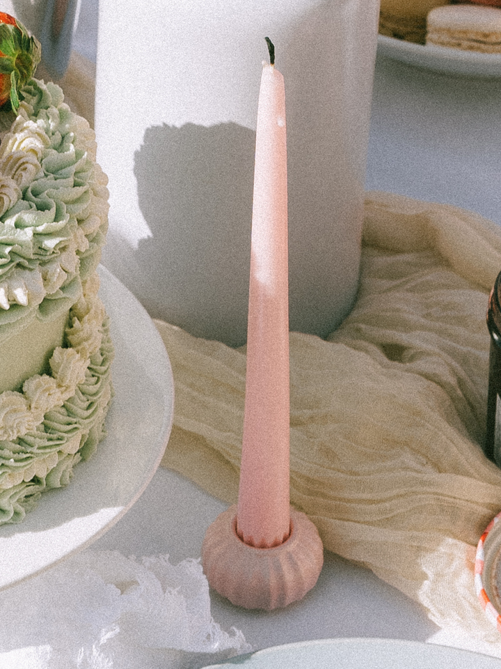 Blush Pink 35cm Taper Candles