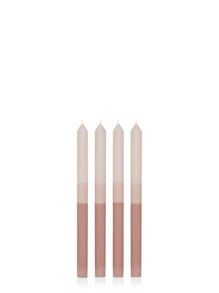 Ballerina Rose 30cm Layered Dinner Candles