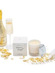 Champagne & Strawberries Surprise and Delight Scented Soy Candle