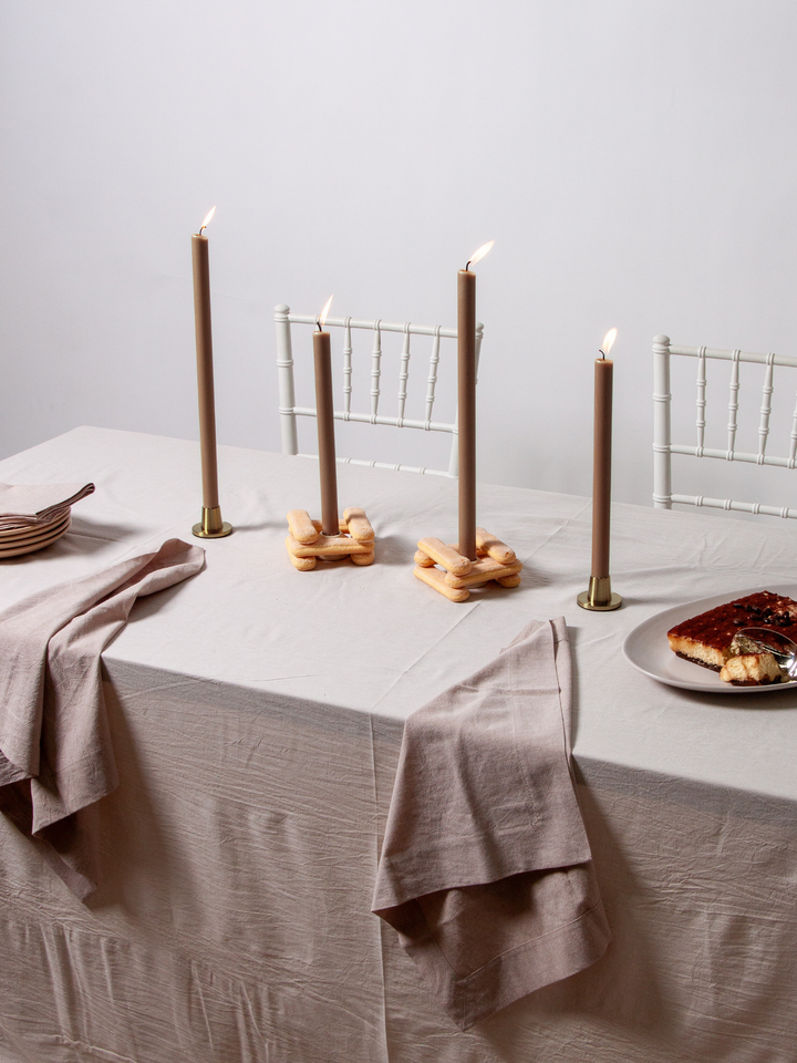 Tiramisu 40cm Dinner Candles - Pack of 96