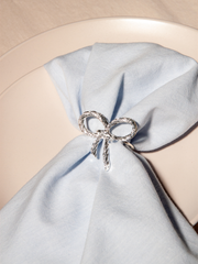 Silver Bow Napkin Ring