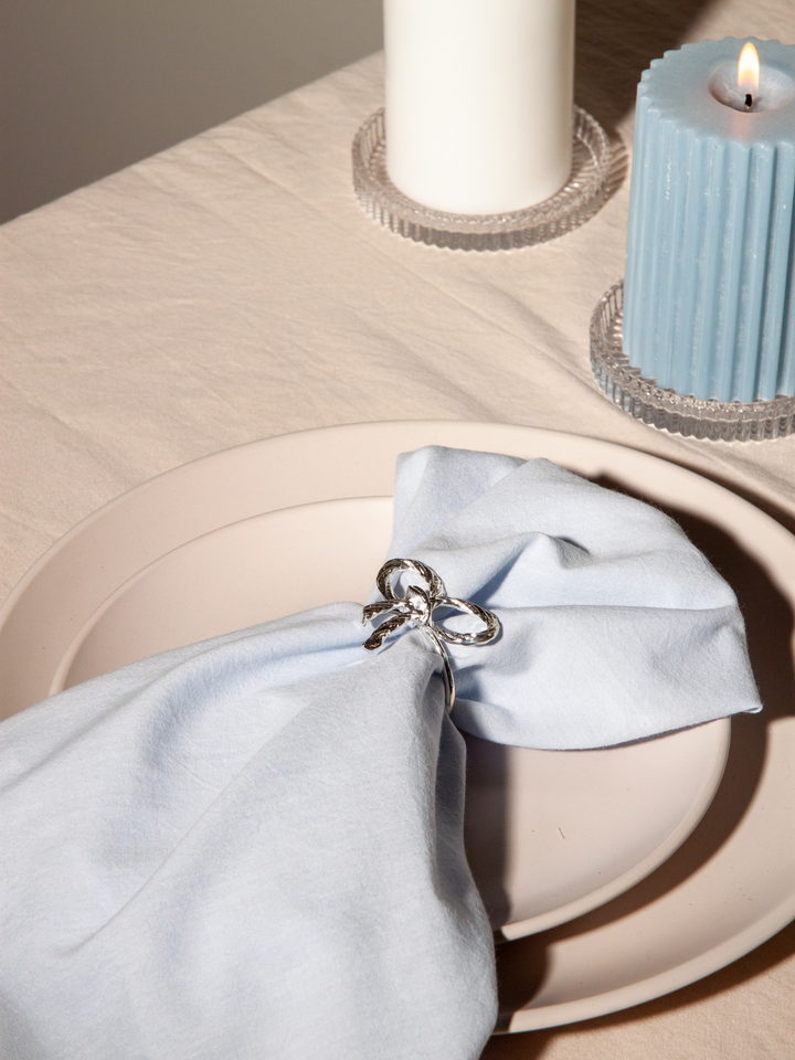 Silver Bow Napkin Ring