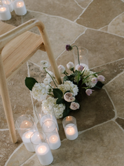 White Pearl Candle Wax Wedding Bundle