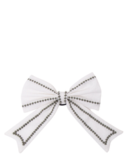 Meringue & Thyme Organic Cotton Embroidery Bow Napkin Ring